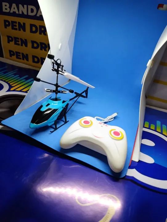 Mini Helicóptero Com Controle  - Foto 3