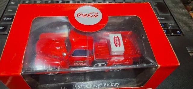 miniatura de chevy pickup 1953 tema coca cola esc: 1:43 - Foto 2
