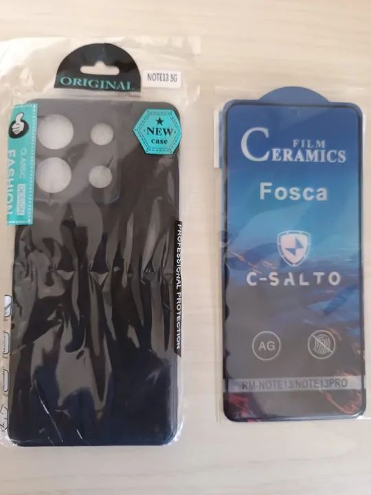 Capa e pelicula Xiaomi Redmi Note 13 Pro 5G de 6.67" 