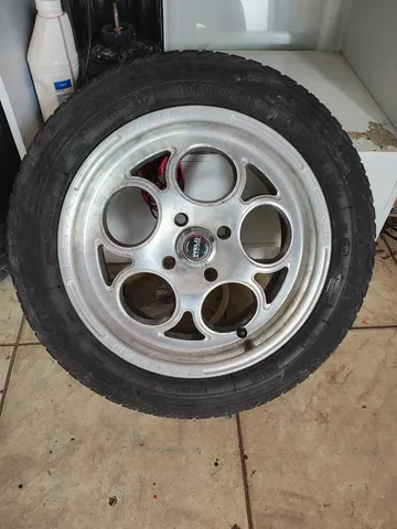 Jogo Rodas Weld Magnum Aro15x7 4x100 Polida - C10 15
