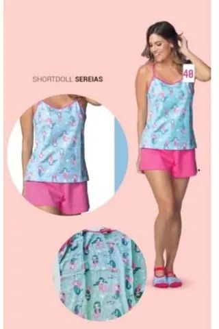 Shortdool Sereia 100% algodão 
