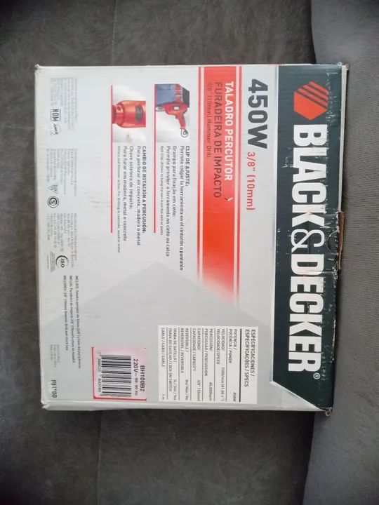 Furadeira de Impacto Black & Decker 450W 3/8'' - Foto 2