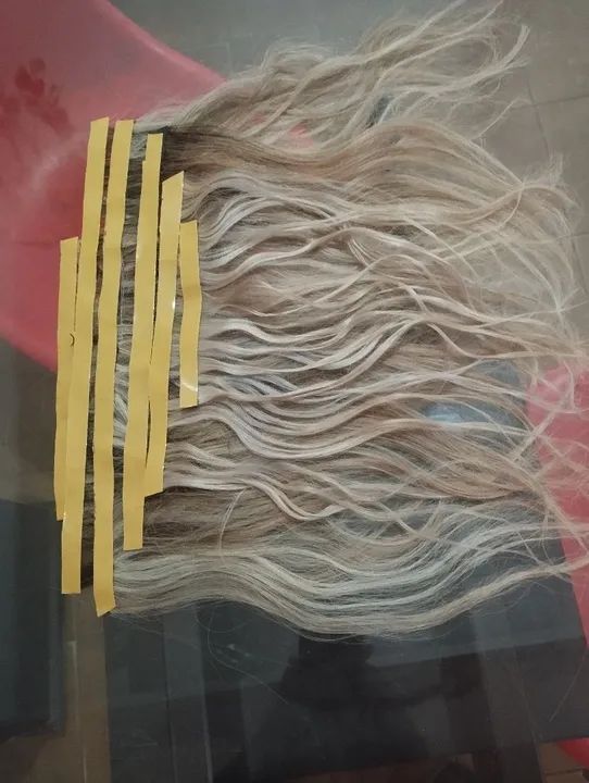 Cabelo brasileiro na fita adesiva incluso colocação  - Foto 2