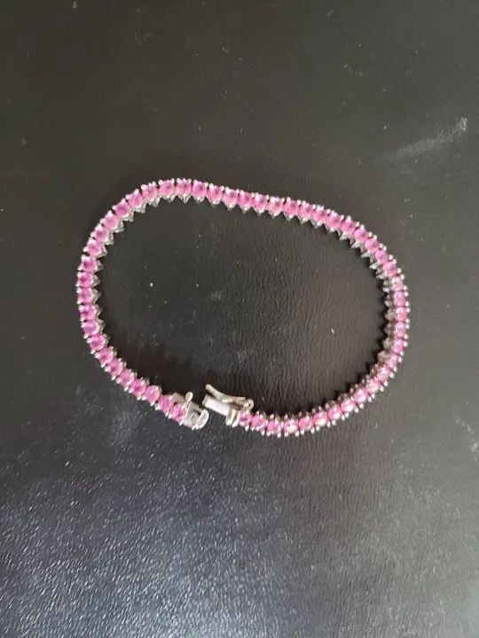 Pulseira de Prata com zirconia  - Foto 2