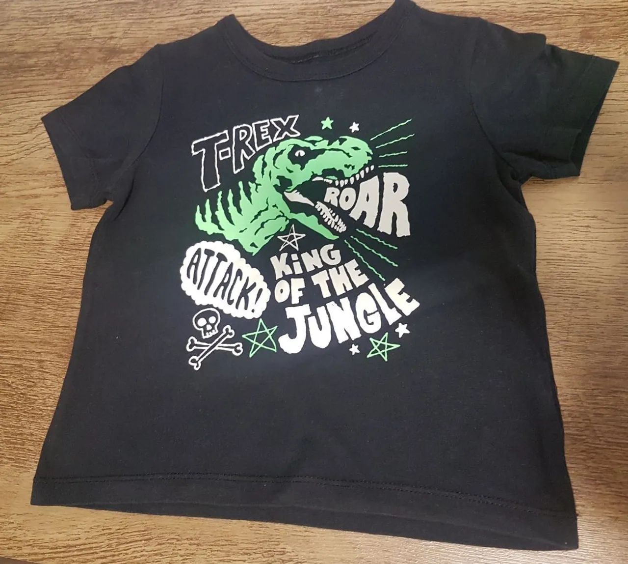 Camisa infantil T- Rex da OSHKOSH