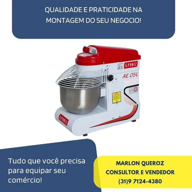 Amassadeira Espiral 5KG G-Paniz Nova