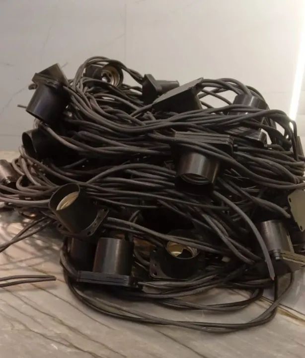Varal de luzes para área externa - Foto 2