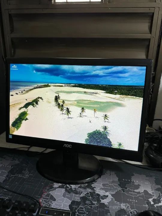 Monitor AOC 18,5 LED E950Swn HD Widescreen Conexão VGA - Foto 4