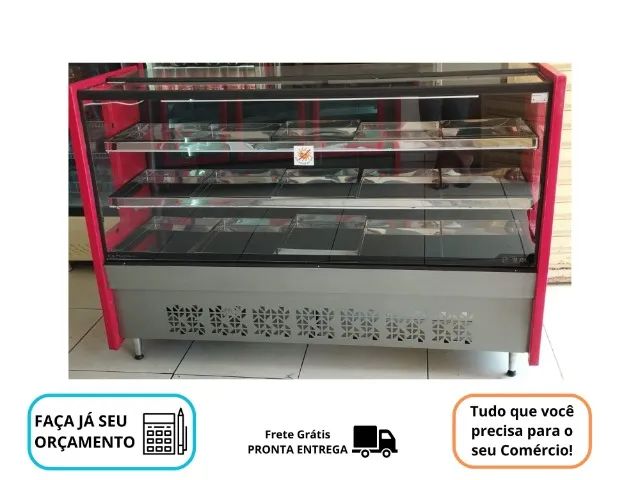 Balcao de Carne 1,75 Novo Vermelho