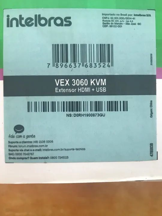 Extensor HDMI + USB VEX 3060 KVM Intelbras - Foto 3