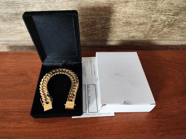Pulseira de ouro 18k 48.5 grs