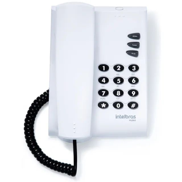 Telefone intelbras com fio pleno Cinza Loja Coimbra Computadores Entregamos - Foto 5