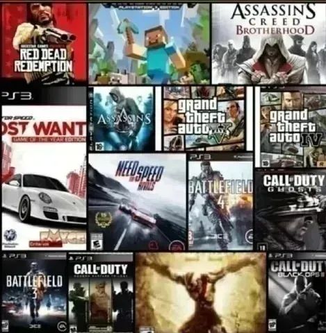 Playstation 3 Slim Novíssimo/Destravado com 2000 Jogos Lançamentos (Loja) - Foto 4