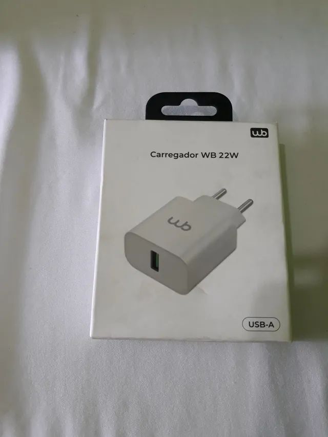 Carregador turbo original wb 22w  5A  novo