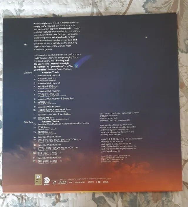 Disc Laser Simply Red - A Starry Night with Simply Red - Live - Foto 2