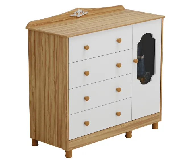 Comoda Noah Peroba, 100% MDF - ( Promoção ) 