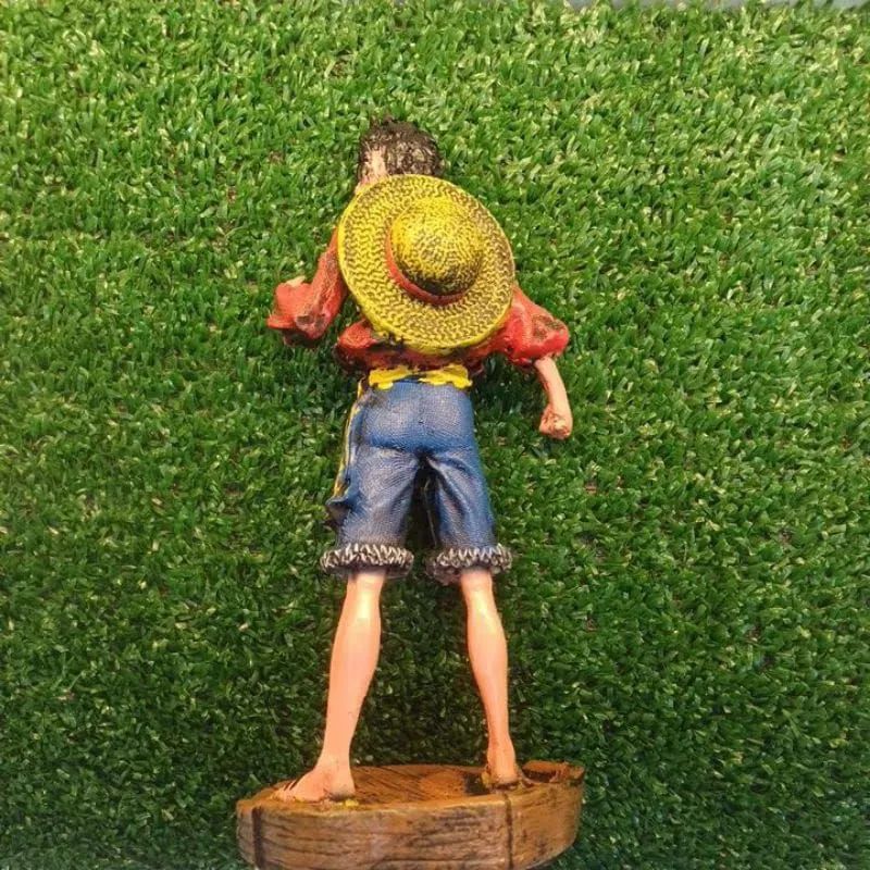 Boneco de Ação do Luffy do One Piece Chapéu de Palhaço Estátua 20cm  - Foto 5