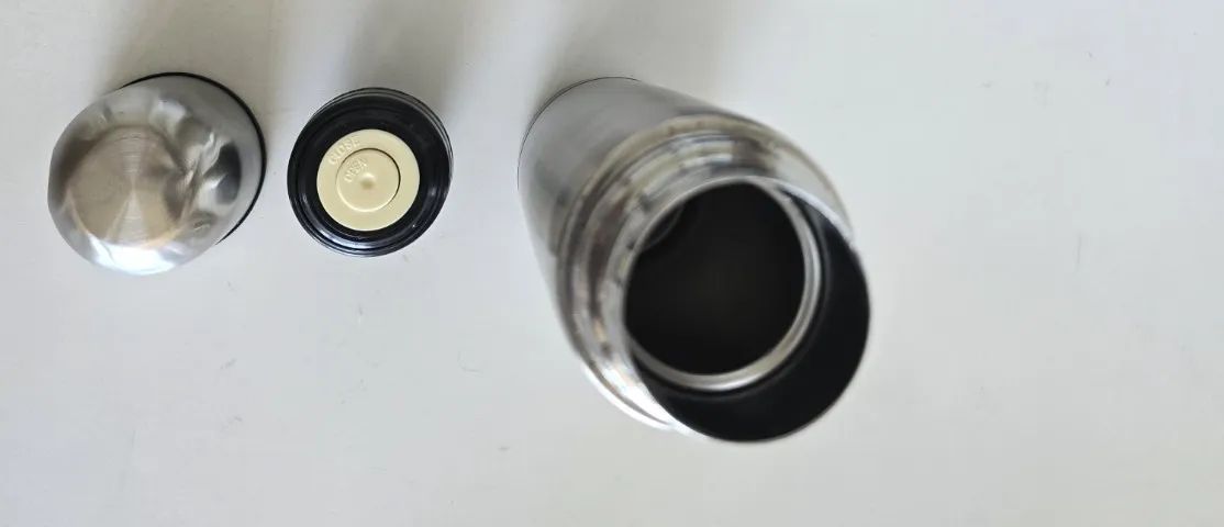 Garrafa Térmica Inox 500ml Para Água Café Chá Com Click Top - Foto 6