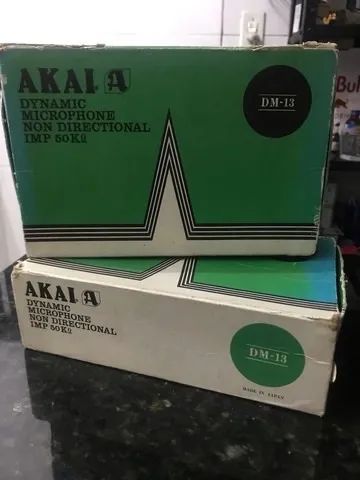 Microfone Akai DM-13 ( vintage ) Original