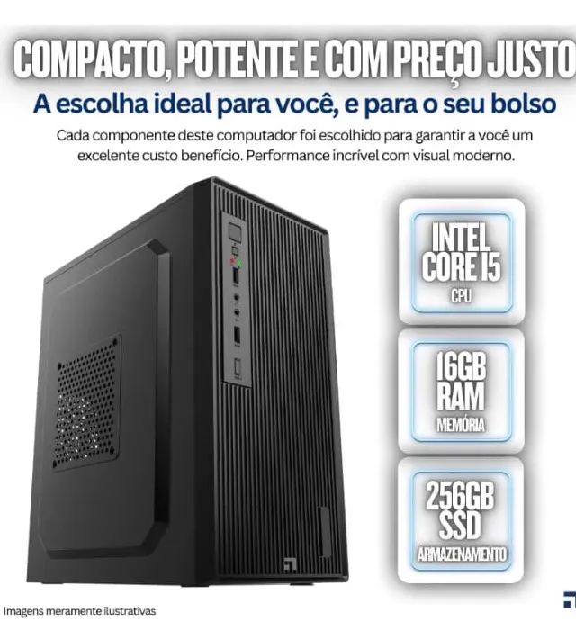 Computador Completo Intel i5 - 16GB RAM - SSD 256GB64319032541954120