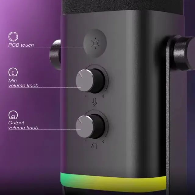 Microfone Dinâmico Fifine Xlr Am8 Cor Preto - Foto 3
