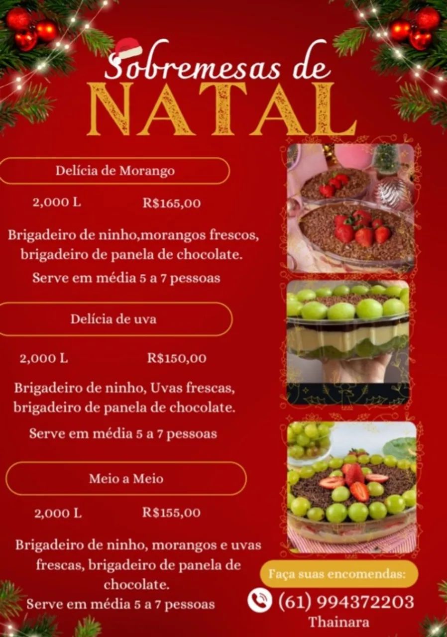 Sobremesas para o natal  - Foto 5