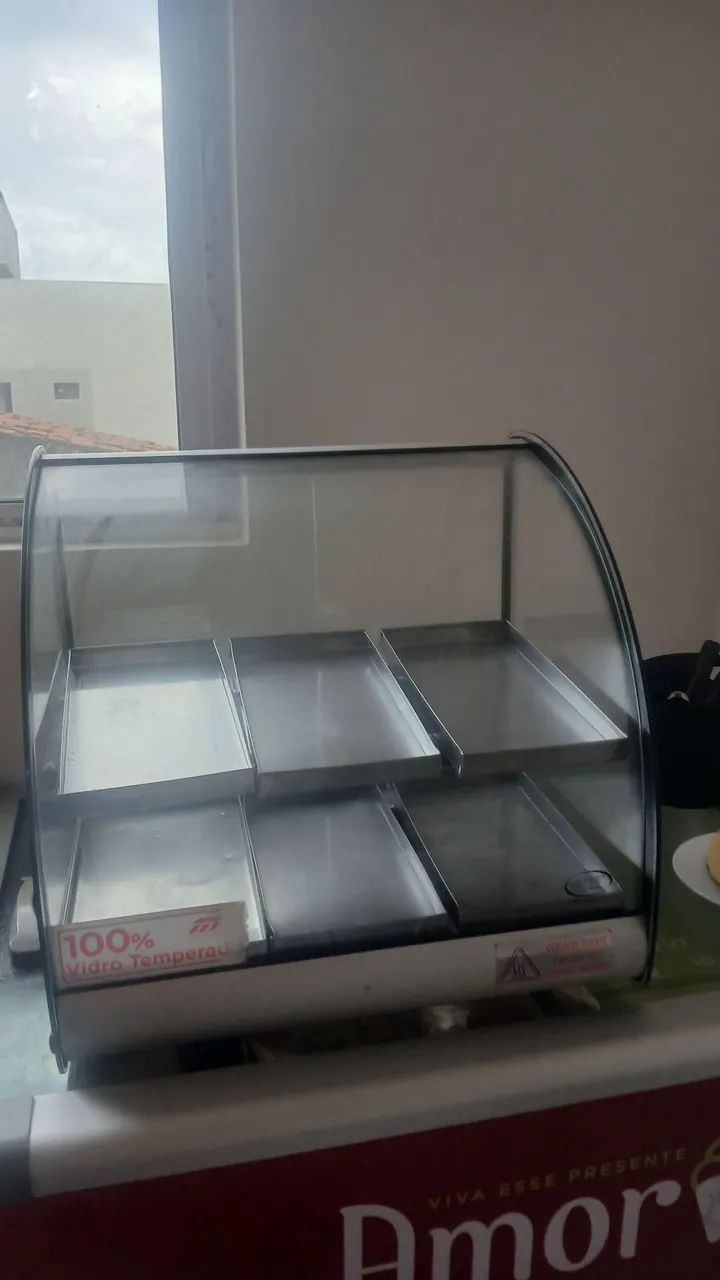 Estufa quente para salgados