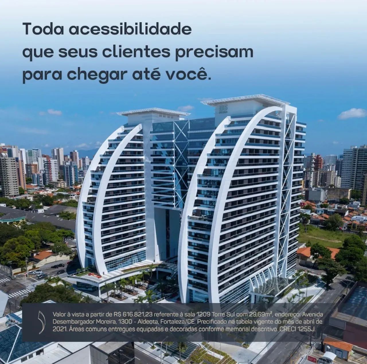 Sala Pronta no BS DESIGN! Sala com 30 metros quadrados no prédio mais Icônico de Fortaleza - Foto 3