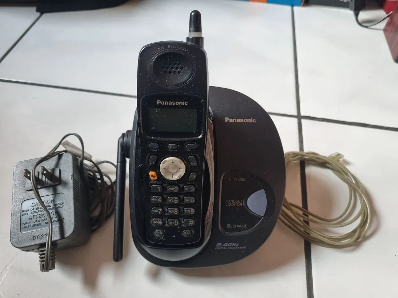 Telefone sem fio Panasonic 2.4GHz