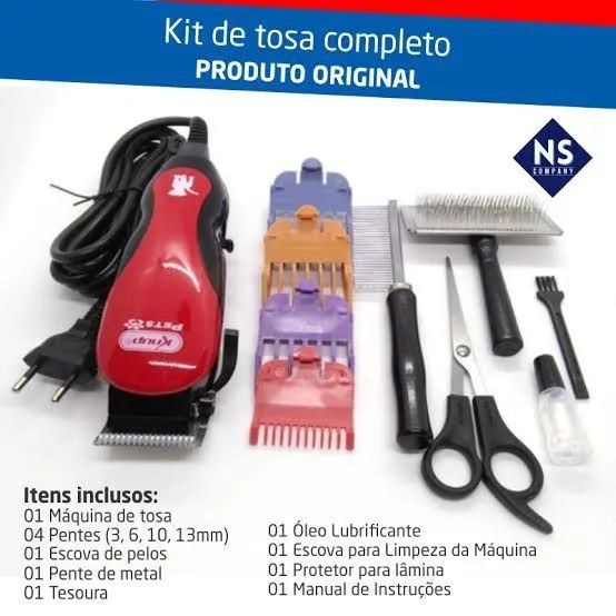 Maquina de Tosa kit Profissional - entrega grátis em são Luís 