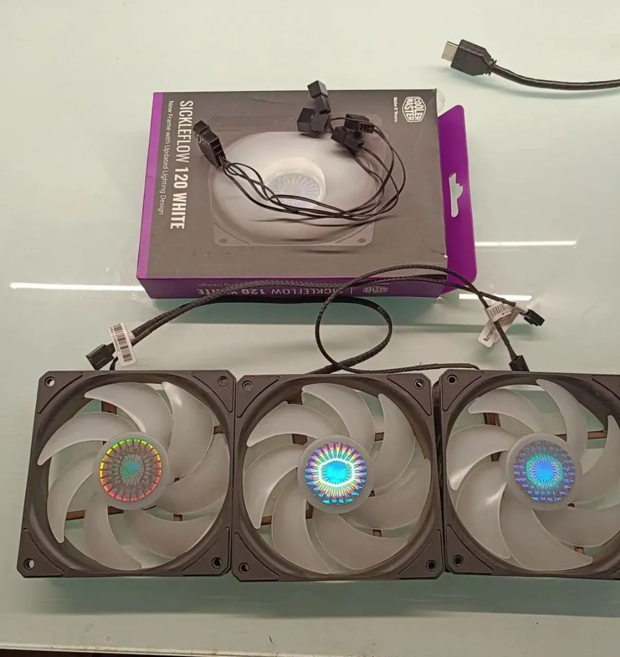 Fan CoolerMaster Sickleflow 120 White - Foto 4