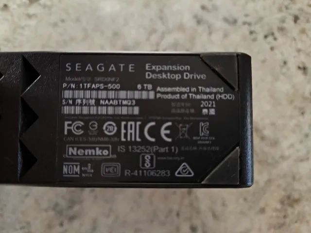 Hd Seagate 6tb externo63824110670593121