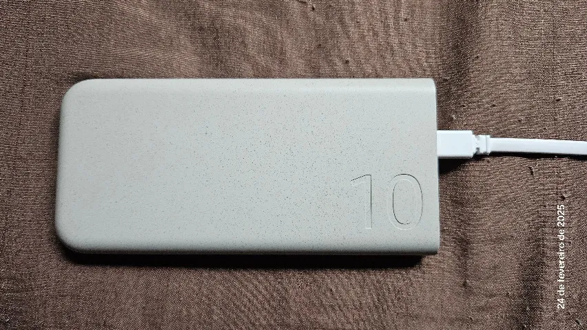 Bateria Carregador Portátil 2x USB-C, 10000mAh, Super Rápida 25W Bege C/Defeito!