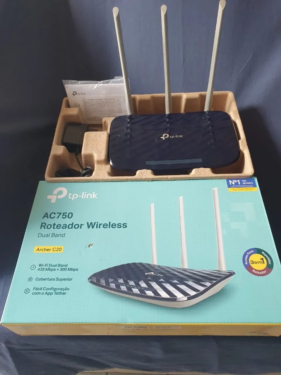 Roteador TP Link AC Wireless Dual Band.