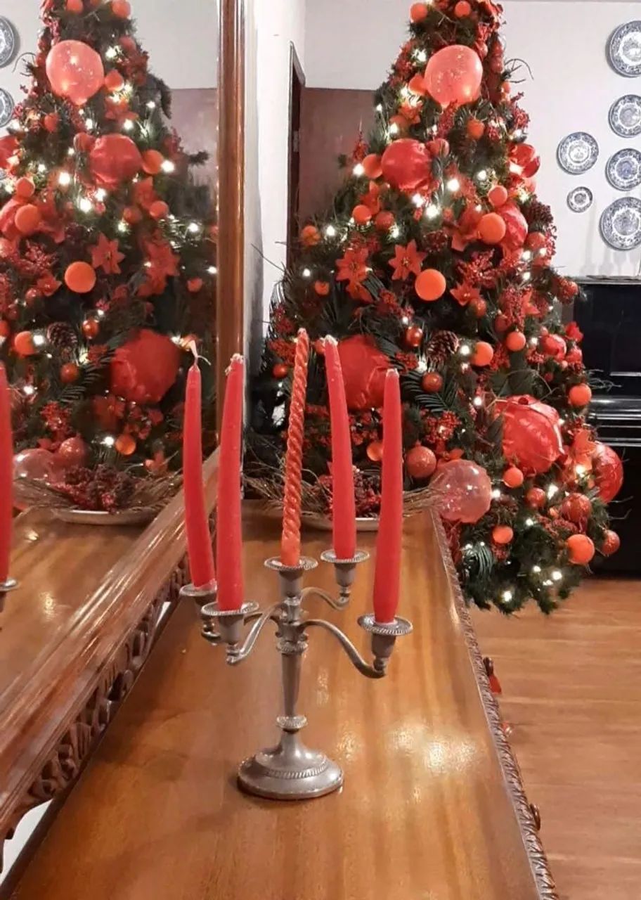 Antigo candelabro cinco braços  - Foto 2