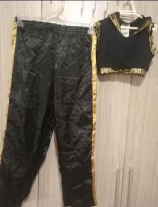 Fantasia infantil feminina Tam 10 tema Hip Hop