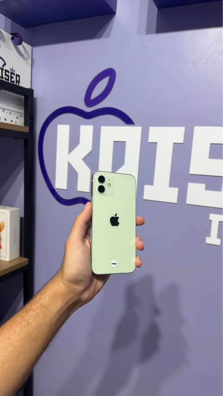 iPhone 12 disponível na nossa loja. Acompanha garantia e acessórios