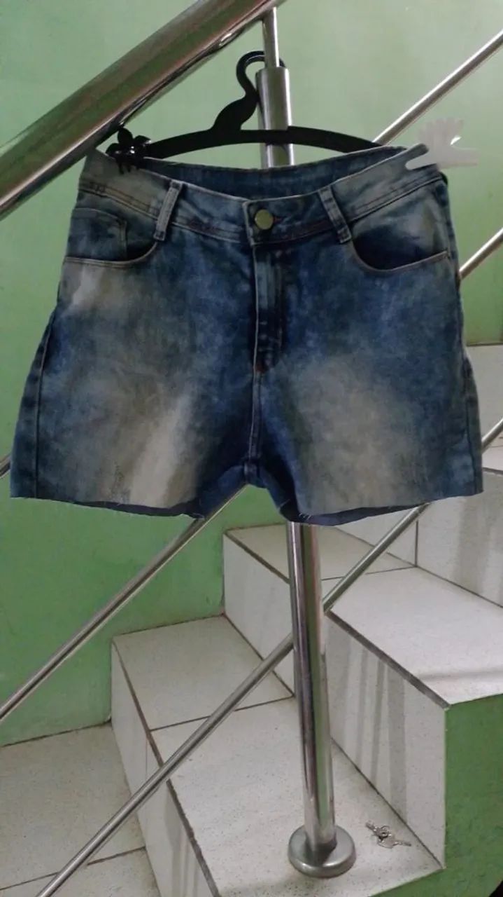 Short Jeans vestem 42 5 reais cada  - Foto 3