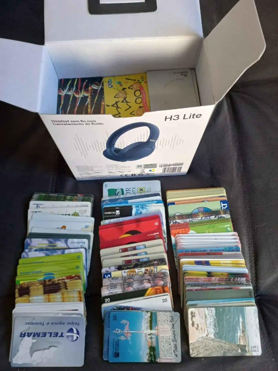 1040 unidades Cartões telefônicos