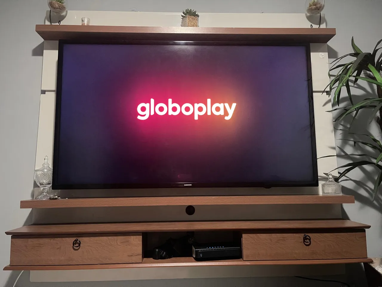 Smart TV Samsung com Globoplay