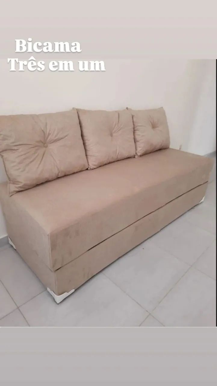 Sofá Cama Bicama D28 - Novo - 90 dias de garantia