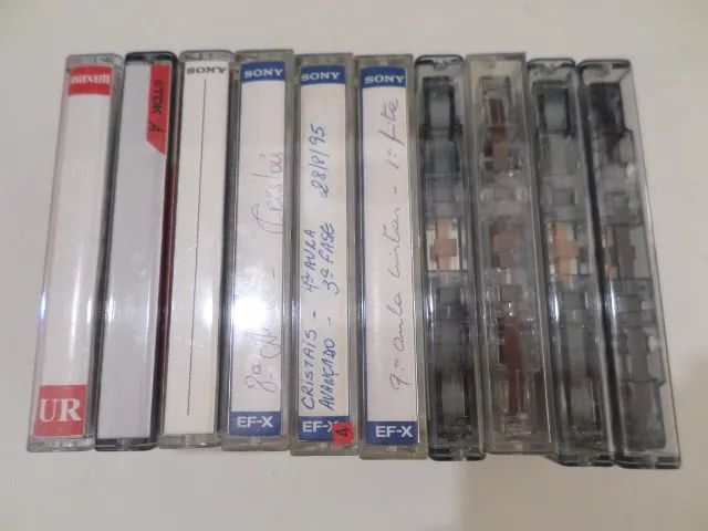 Lote de 10 Fitas K7 para regravar - Foto 4