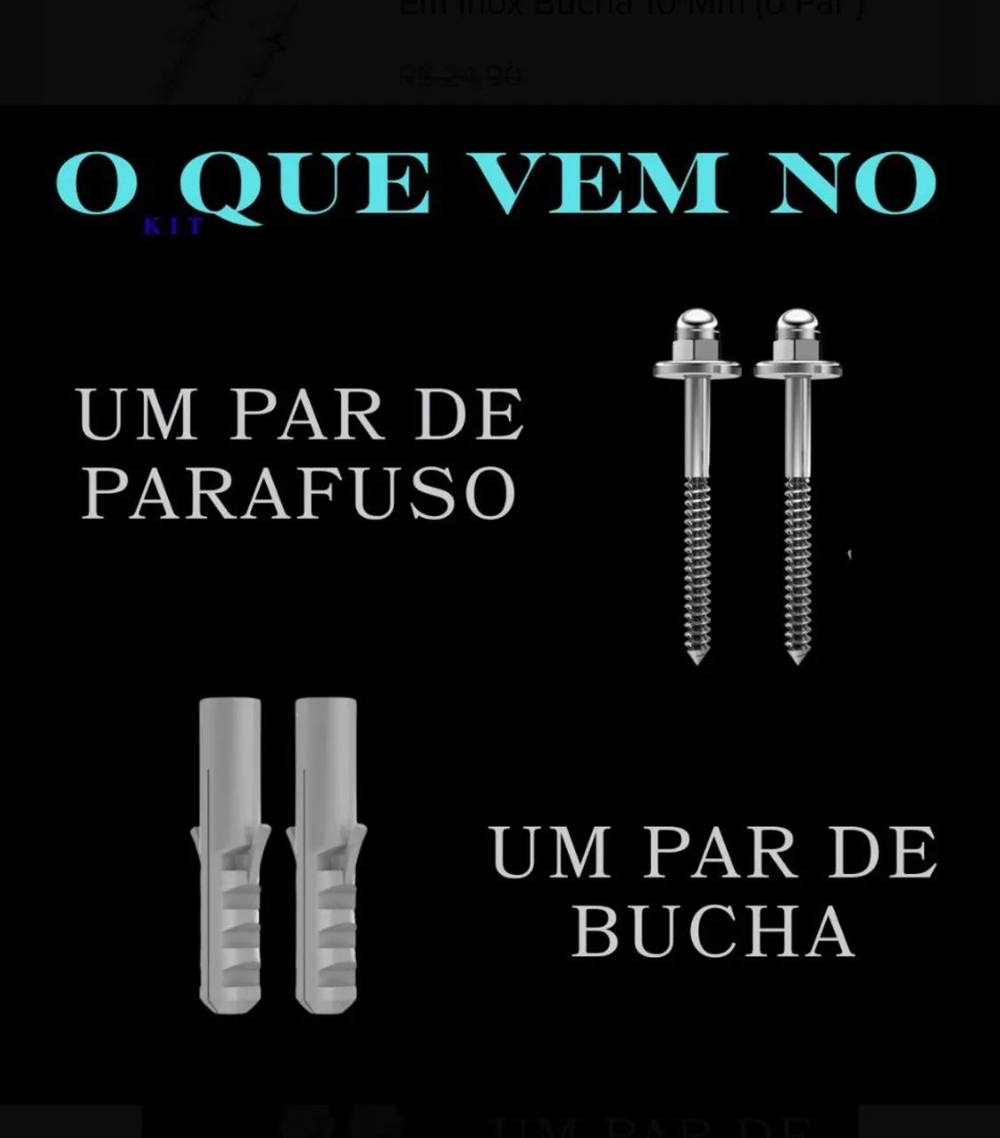 Parafusos Fixação de Vaso Sanitário Super Promoção  - Foto 5