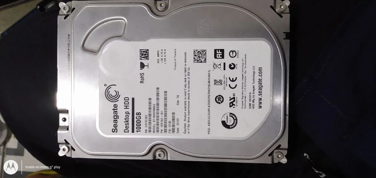 HD Seagate Desktop 1000GB 1tb
