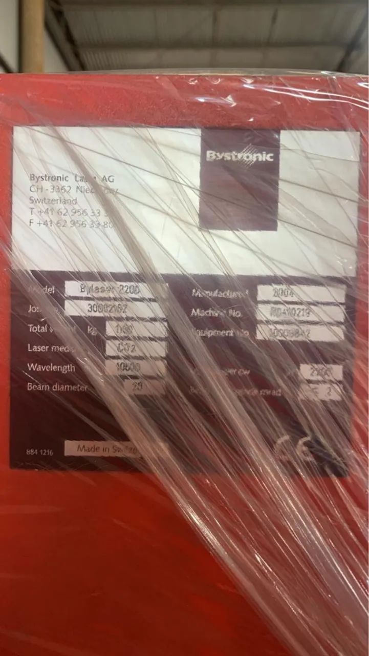 Máquina a Laser Bystronic Bylase 2200