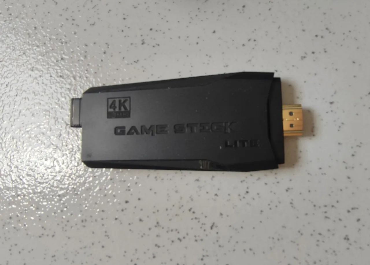 game stick retro com 1 controle jogos na memória sem tampa da pilha funcionando tudo - Foto 3