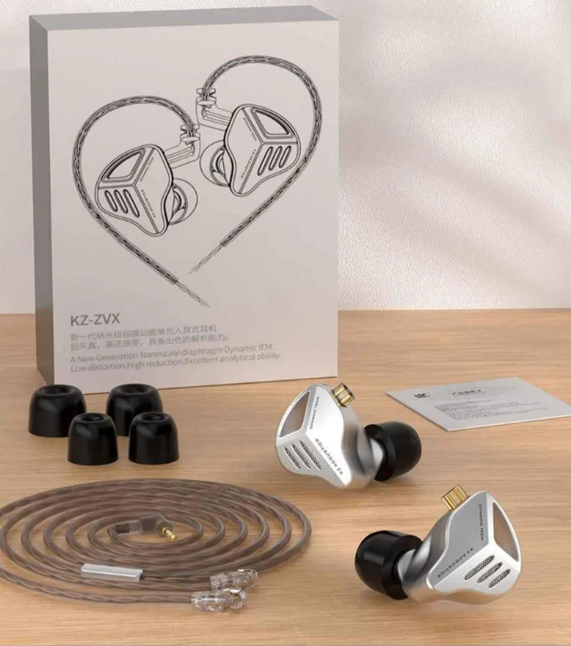 Fone para Músicos KZ Zvx HiFi sem Microfone - Foto 3
