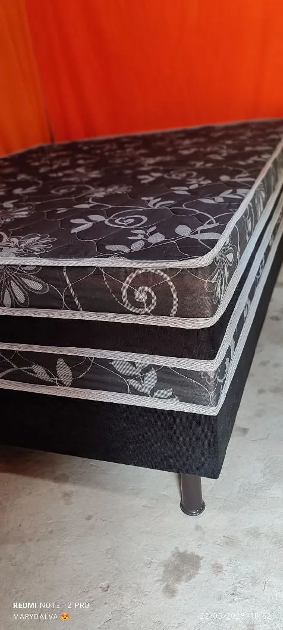 Cama Box Casal mola ensacada - Floral - Foto 3