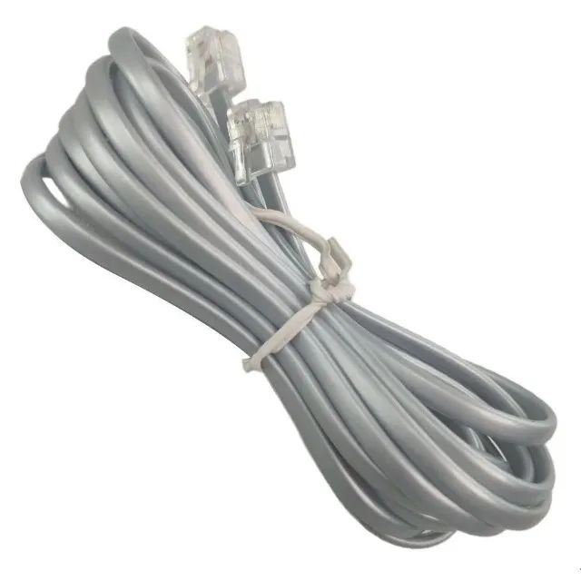 Fio para telefone RJ11 - 1,5M - Foto 3
