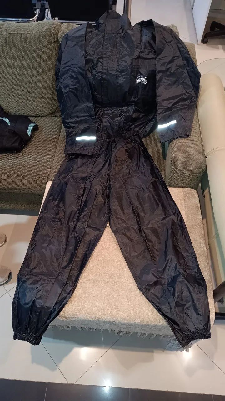Capa impermeável chuva para motociclista - Foto 2